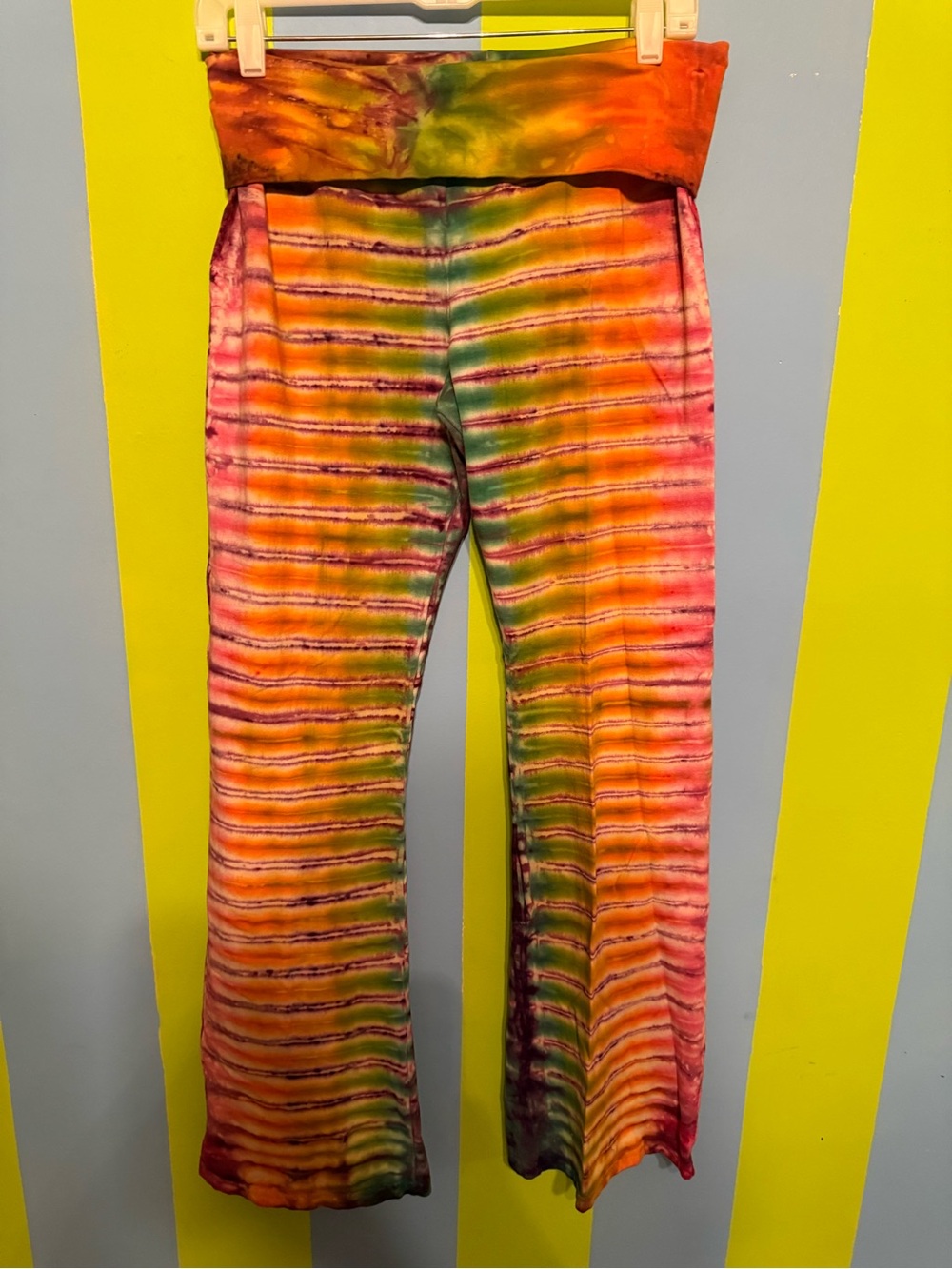 Women’s Multicolor Tie-Dye Flare Leggings
